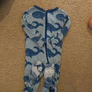 Blue whale kickee pants sleeper size 18-24 months
